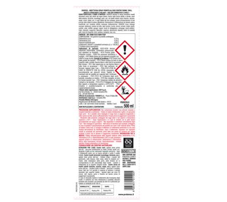 Insetticida Spray - con cannuccia - per insetti striscianti - 500 ml - Protemax - PROTE303 - 8005831011005 - 95724_1 - DMwebShop