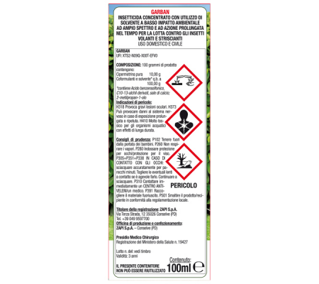 Insetticida antizanzare concentrato - 100 ml - Protemax - PROTE180 - 8005831012699 - 95727_1 - DMwebShop