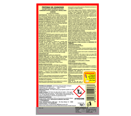 Esca gel siringa - per scarafaggi - 5 gr - Protemax - PROTE313 - 8005831012767 - 95735_1 - DMwebShop