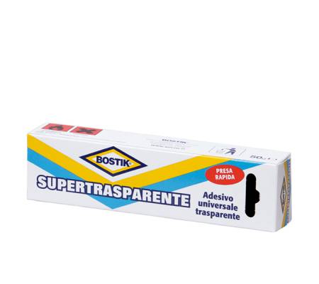 Adesivo Supertrasparente universale - 50 gr - trasparente - Bostik - D2335 - 6315229 - 8710439282558 - 50994_1 - DMwebShop