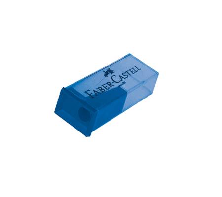 Temperamatite con contenitore - 1 foro - conf. 25 pezzi - Faber Castell - 581525 - 7891360635598 - 63381_2 - DMwebShop