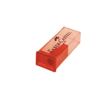 Temperamatite con contenitore - 1 foro - conf. 25 pezzi - Faber Castell - 581525 - 7891360635598 - 63381_4 - DMwebShop