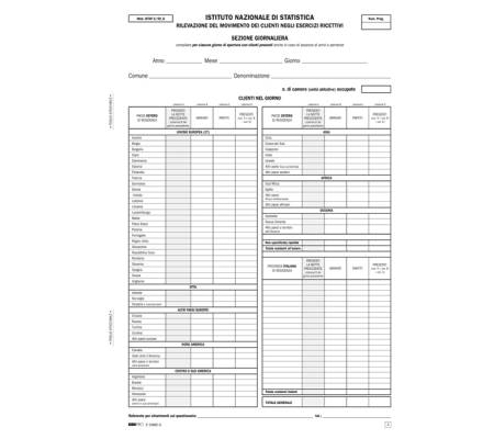 Blocco modello Istat C59 giornaliero - 50 fogli 2 copie autoricalcanti - 31 x 21 cm - Edipro - E5966G - 8023328596613 - 67236_2 - DMwebShop