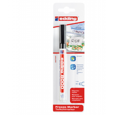 Marcatore permanente 8000 Freezer Marker - punta 1 mm - nero - Edding - E-8000/1 - 4004764949717 - 73451_1 - DMwebShop