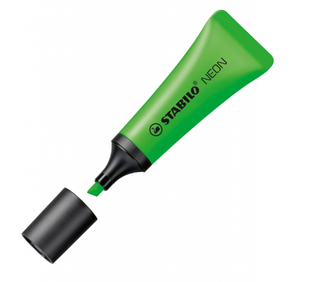 Evidenziatore Neon - punta a scalpello - tratto 2 - 5 mm - astuccio 4 pezzi - Stabilo - 72/4-1 - 4006381401326 - 77309_3 - DMwebShop
