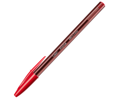 Penna a sfera - con cappuccio - Cristal Exact - punta 0,7 mm - rosso - scatola 20 pezzi - Bic - 992604 - 89178_2 - DMwebShop