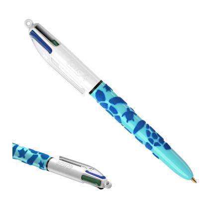Penna sfera scatto multifunzione 4 Colours Velours - punta 1 mm - 4 colori - scatola 12 pezzi - Bic - 9672771 - 3086123542532 - 89197_3 - DMwebShop