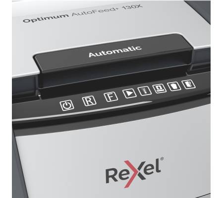 Distruggidocumenti Optimum AutoFeed+ 130X - a frammenti - Rexel - 2020130XEU - 5028252616874 - 92570_2 - DMwebShop