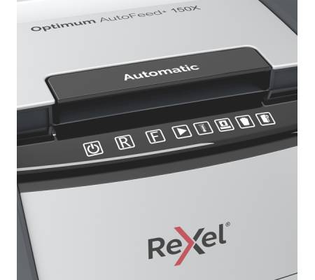 Distruggidocumenti Optimum AutoFeed+ 150X - a frammenti - Rexel - 2020150XEU - 5028252613897 - 92571_2 - DMwebShop