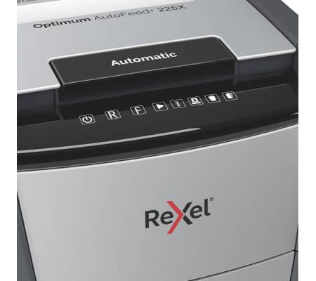 Distruggidocumenti Optimum AutoFeed+ 225X - a frammenti - Rexel - 2020225XEU - 5028252613910 - 92572_2 - DMwebShop