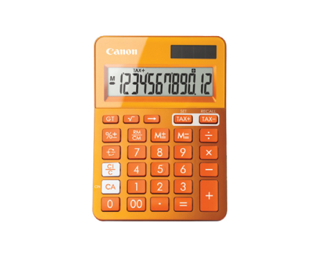 Calcolatrice - LS-123K-MOR EMEA DBL - arancione - Canon - 9490B004 - 4549292008555 - CANLS123K_1 - DMwebShop