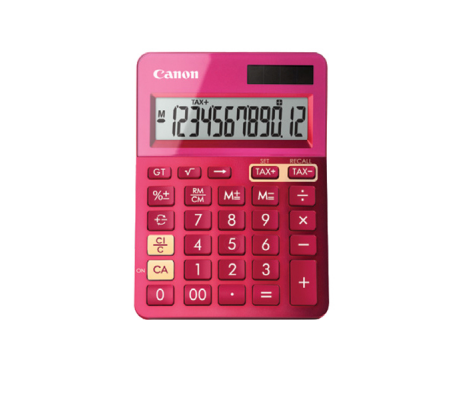 Calcolatrice - LS-123K-MOR EMEA DBL - arancione - Canon - 9490B004 - 4549292008555 - CANLS123K_4 - DMwebShop