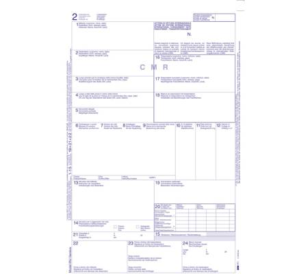 C.M.R. lettera vettura internazionale - 5 copie snap - 29,7 x 21 cm - 50 fogli - Edipro - E0052TER - 8023328005221 - 51875_2 - DMwebShop
