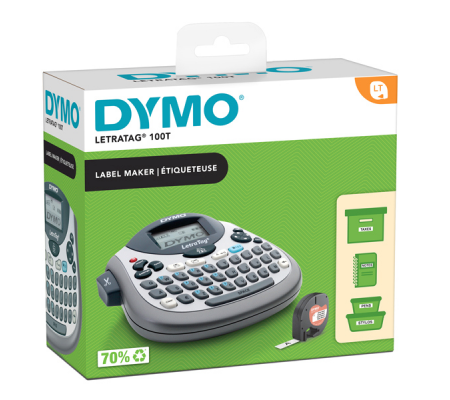 Etichettatrice Letratag LT-100T - Dymo - 2174593 - 3026981745935 - 53022_1 - DMwebShop