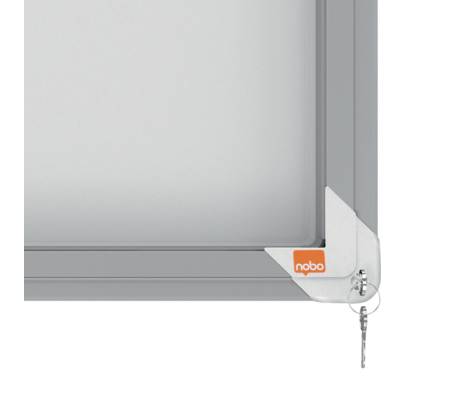 Bacheca per interni - fondo in metallo - 8 fogli - A4 - ante scorrevoli - Nobo - 1902569 - 5028252063777 - 61701_4 - DMwebShop