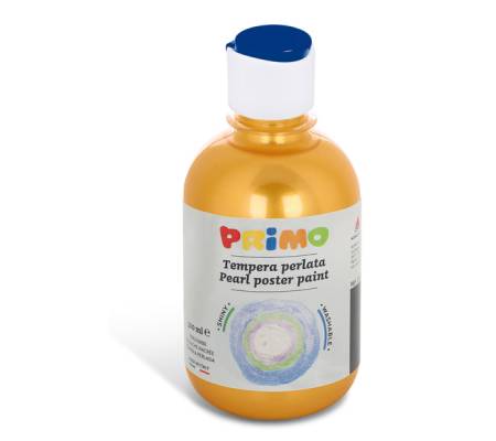 Tempera brillante perlata - 300 ml - colori perlati assortiti - box 6 colori - Primo - 234TP6ASS - 8006919323072 - 78078_1 - DMwebShop