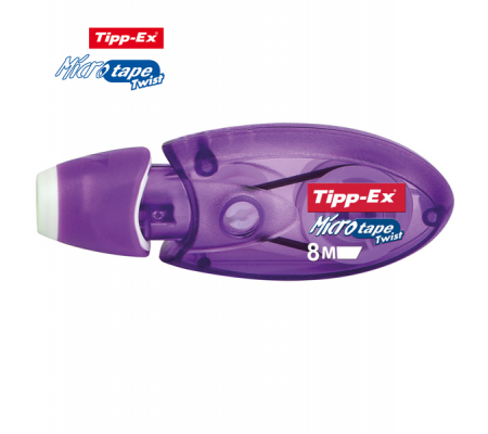 Correttore a nastro Micro Tape Twist - 5 mm x 8 mt - colori assortiti - Tipp Ex - box 10 pezzi - Tipp-ex - 8706151 - 3086123120051 - 79992_1 - DMwebShop