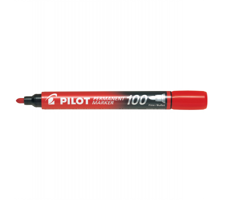 Scatola Marcatore Permanente Markers 100 - punta tonda 4,5 mm - rosso - conf. 15 + 5 pezzi - Pilot - 002718 - 3131910514619 - 83072_1 - DMwebShop