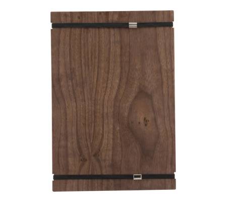 Portamenu' Tablet con elastici legno di noce - 32 x 22 cm - Securit - MC-WALA4-RB - 8719075285336 - 83378_2 - DMwebShop