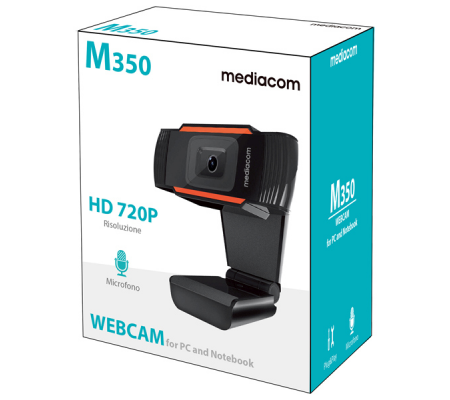 Webcam M350 - con microfono integrato - 720p - Mediacom - M-WEA350 - 8028153110249 - 95821_4 - DMwebShop