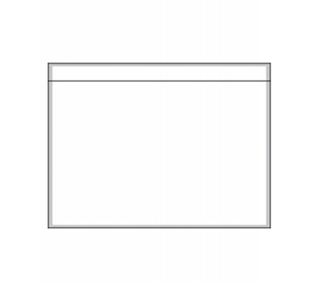 Busta adesiva portadocumenti - senza stampa - C5 (23 x 16,5 cm) - carta - trasparente - Eco Starline - conf. 250 pezzi - 8025133108104 - STL8008_2 - DMwebShop