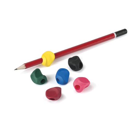 Impugnature per matite - gomma - colori assortiti - conf. 10 pezzi - Ikona+ - 11430 - 8004957114300 - 79540_1 - DMwebShop