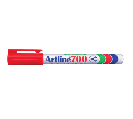 Marcatore permanente A 700 - punta tonda - 0,7 mm - rosso - Artline - A700R - 4974052804021 - 85758_1 - DMwebShop