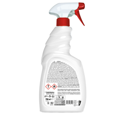 Detergente alcolico per superfici e tessuti Sanialc Ultra - 750 ml - Sanitec - 1841-S - 8054633839126 - 90563_1 - DMwebShop