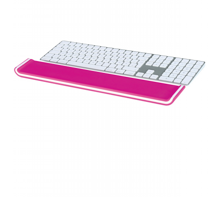 Poggiapolsi Ergo Wow per tastiera - bianco-fucsia - Leitz - 65230023 - 4002432120314 - 91282_1 - DMwebShop