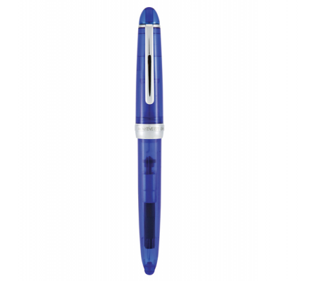 Penna stilografica Monza - tratto medio - fusto in resina blu - Monteverde - J036835 - 080333368350 - 91489_2 - DMwebShop