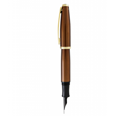 Penna stilografica Aldo Domani - punta M - fusto tabacco - Monteverde - J059663 - 080333596630 - 91494_1 - DMwebShop