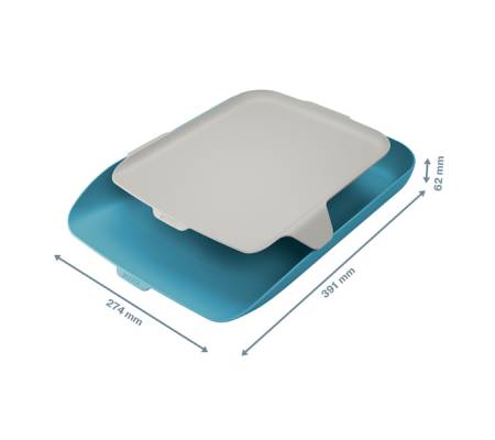 Vaschetta portacorrispondenza con vassoio organizer Cosy - blu - Leitz - 52590061 - 4002432124824 - 92727_1 - DMwebShop