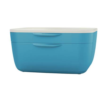 Cassettiera Cosy - 2 scomparti - blu - Leitz - 53570061 - 4002432124763 - 92733_1 - DMwebShop