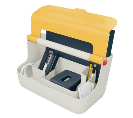 Cassetta portaoggetti con maniglia Cosy - giallo - Leitz - 61250019 - 4002432126194 - 92735_1 - DMwebShop