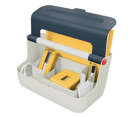 Cassetta portaoggetti con maniglia Cosy - grigio - Leitz - 61250089 - 4002432126217 - 92737_1 - DMwebShop