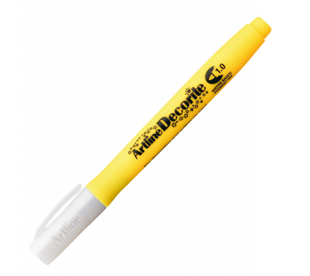 Marcatore Decorite - punta tonda - 1 mm - giallo - Artline - A EDF-1/G - 4549441009907 - 94005_1 - DMwebShop