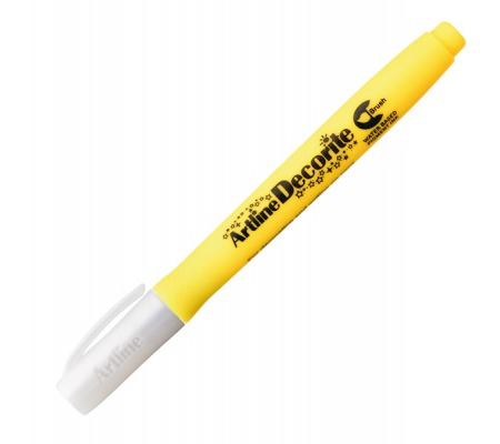 Marcatore Decorite - punta pennello - giallo - Artline - A EDF-F/G - 4549441010705 - 94011_1 - DMwebShop