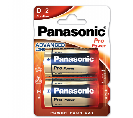 Torcia D Propower LR20 - blister 2 pezzi - Panasonic - C100020 - 5410853038887 - DMwebShop