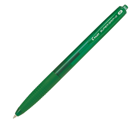 Penna a scatto Supergrip G - punta 0,7 mm - verde - Pilot - 001641 - 4902505524394 - DMwebShop