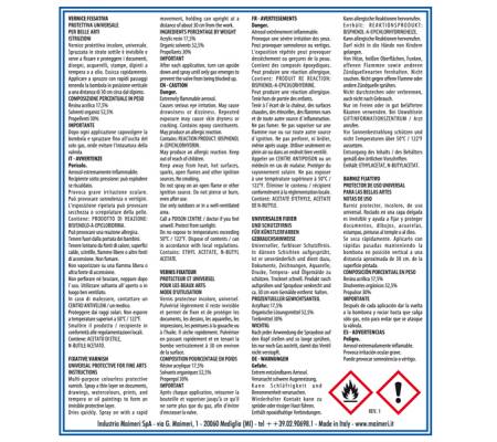Vernice fissativa spray - 400 ml - Maimeri - M5832675 - 8018721628375 - 85298_1 - DMwebShop