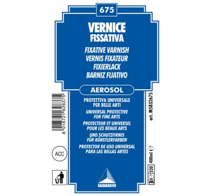 Vernice fissativa spray - 400 ml - Maimeri - M5832675 - 8018721628375 - 85298_2 - DMwebShop