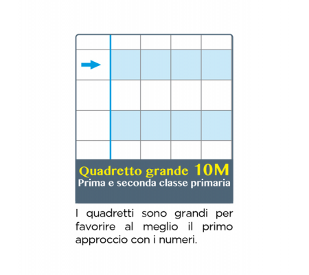 Maxiquaderno Didattico One Color - A4 - 10 mm - 100 gr - 18 + 1 fogli - Blasetti - 7700 - 8007758277007 - 87351_2 - DMwebShop