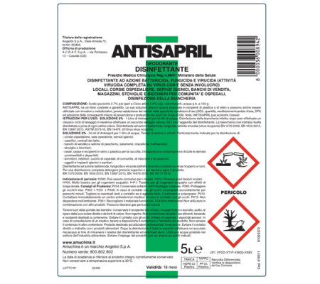 Antisapril disinfettante battericida - 1 lt - Amuchina Professional - 419310 - 8000036008935 - 91735_2 - DMwebShop