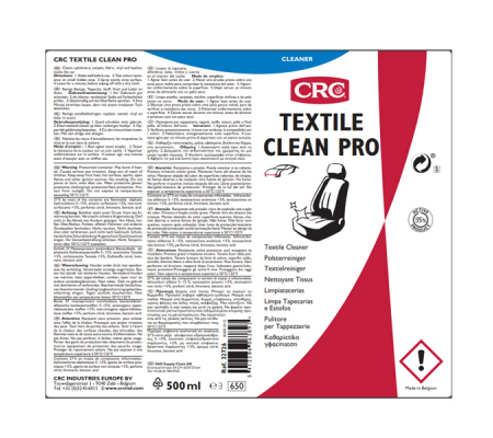 Texile Clean per tessuti e tappezzeria - 500 ml - Crc - C7802 - 5412386063893 - 91745_1 - DMwebShop