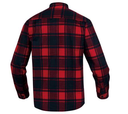 Camicia da lavoro Ruby - flanella di cotone - taglia L - rosso-nero - Deltaplus - RUBYROGT - 3295249249731 - 92257_1 - DMwebShop