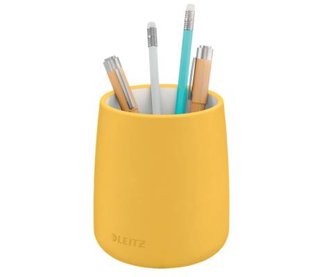 Porta penne Cosy - in ceramica - giallo - Leitz - 53290019 - 4002432127924 - 92744_1 - DMwebShop