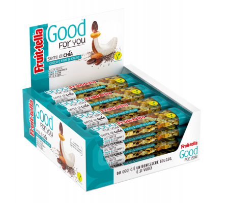 Barretta Good For You - di frutta secca - cocco e fave di cacao - 36 gr - Fruitella - 09397100 - 8003440236444 - 93920_1 - DMwebShop