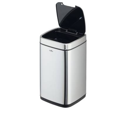 Cestino no touch - con sensore - 24 x 24 x 43 cm - 12 lt - argento metallizzato - Durable - 3421-23 - 4005546728339 - 94942_1 - DMwebShop