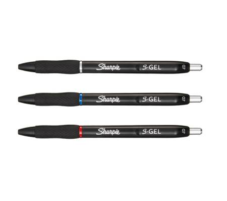 Penna gel a scatto - punta 0,7 mm - nero-blu/rosso - conf. 3 pezzi - Sharpie - 2136596 - 3026981365966 - 94037_1 - DMwebShop