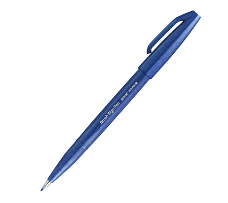 Pennarello Brush Sign Pen - colori assortiti - conf. 6 pezzi - Pentel - 0022050 - 8006935220508 - 94286_4 - DMwebShop